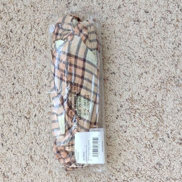 NEW Free People Pacific Dawn Drawstring Plaid Top - Picture 5 of 8